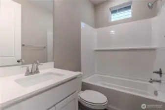The Bath in between the 2nd & 3rd Bedrooms
