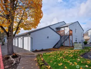 End Unit with a garage
