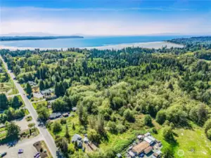 View from north east corners of parcel.