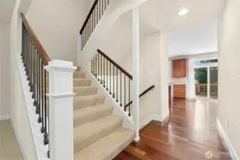 Main floor staircase.