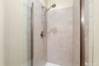 Lower level 3/4 bath.