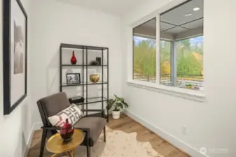 Flex Room off Great Room and adjacent to Covered Balcony