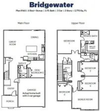 Bridgewater marketing floor plan
