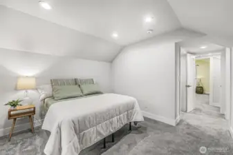 second floor primary with private bathroom