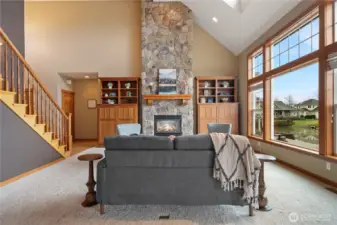 Sprawling vaulted ceilings