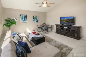 Upstairs Bonus Room but has closet so could be 4th bedroom