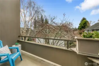 Personal deck off primary suite!