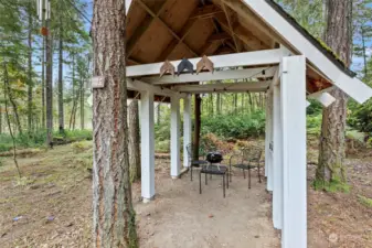 Nice gazebo area, just redone, to enjoy bbq's or outdoor dining.