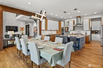 Dining and Kitchen area.