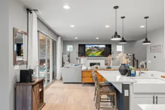 This main floor is perfect for entertaining