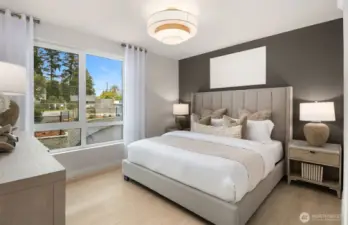 Picture represents model of floorplan, but not actual home.