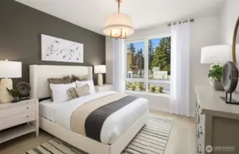 Picture represents model of floorplan, but not actual home.