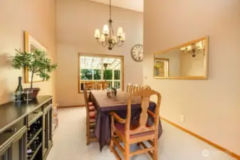 Formal dining room.