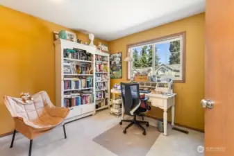 1 of the 3 guest bedrooms currently being used as an office.