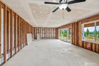Unfinished living space