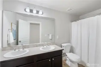 Full bathroom upstairs