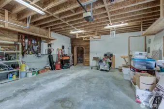 Inside the oversized 660 sq ft 2-car garage you'll find well-built storage areas, heater, large wine cellar, and stairs to a 585 sq ft finished loft!