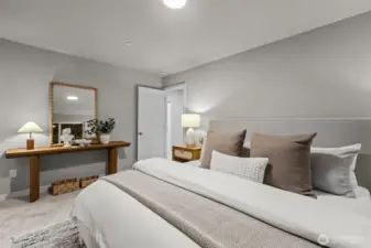 Interior pictures are of the model home. Individual home may vary in floorplan orientation and color scheme.