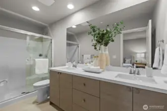 Interior pictures are of the model home. Individual home may vary in floorplan orientation and color scheme.