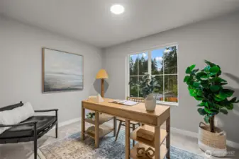 Interior pictures are of the model home. Individual home may vary in floorplan orientation and color scheme.