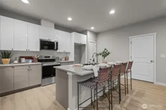 Interior pictures are of the model home. Individual home may vary in floorplan orientation and color scheme.