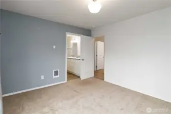 Primary bedroom has its own private en suite.