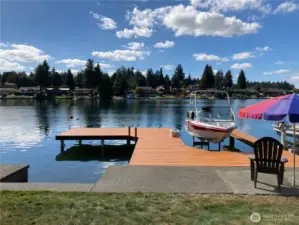 2 Boat lifts included. 1 larger as shown, 1 smaller.