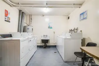 Laundry Room in basement, super easy to use with an app!