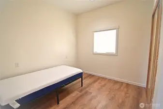 third room/office space with closet.