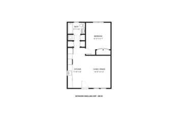 Floor plan: DADU