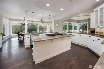 Entertaining is a breeze in this generous gourmet kitchen!