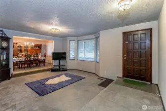 Inside the front door