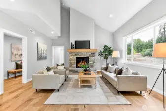 Pictures depict a previously built home similar to the home going to be built on this lot. Floor plans, Elevations, colors, upgrades & materials may be different.