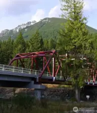 Located near the base of Mt Si just beyond the Mt Si Road bridge.