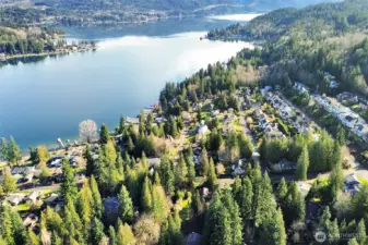 You can see how close the home is to Lake Whatcom.