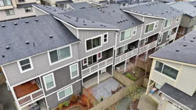 Easy to maintain and use private patio