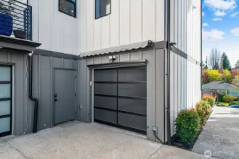 Attached one car garage with storage closet. Sun shades extend off of garage. Garage has heat and wired for tools, more TV's-- you decide!