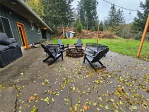 Cement patio