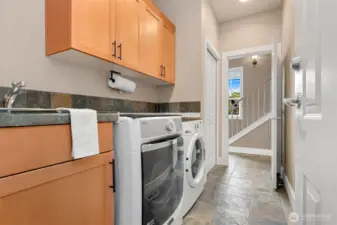 The Laundry Room leads to the gagare