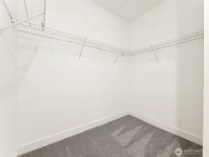 Walk-In Primary Closet.