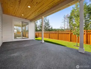 Covered Back Patio