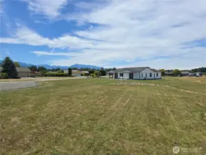 2 full acres with great views of the Olympic Mountains