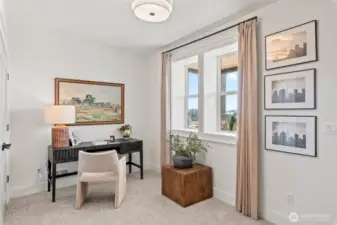 Lower Level Bedroom used as Office