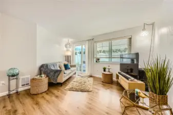 Spacious living area