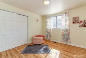 Bedroom 2 on the main floor.