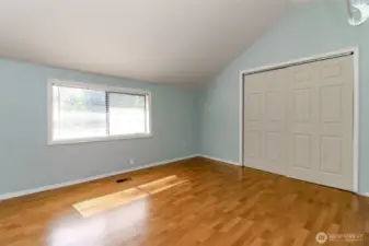 Bedroom 4  upstairs used as a 2nd master bedroom walk in closet - dressing room.