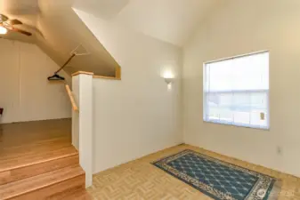 Upper Garage eating area