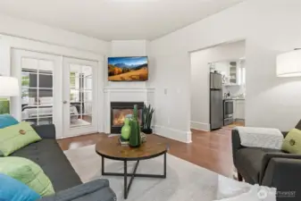Living Room looking into Kitchen.