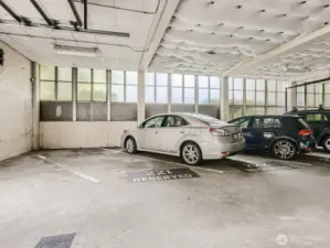 Parking spot #221, is just a short and level walk to the unit.