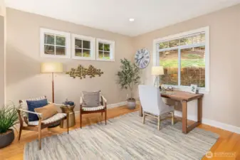 Main Floor Bedroom, Office or Bonus or Play Room!